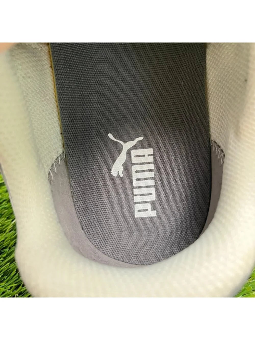 Puma Iconic Suede Mens Size 10.5 Gray White Composite Toe Safety Working Shoes